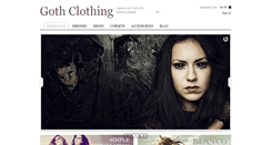 Desktop Screenshot of gothclothing.org