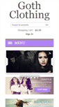 Mobile Screenshot of gothclothing.org